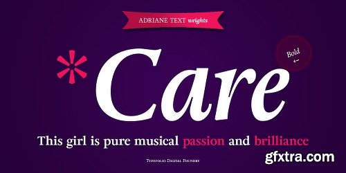 Adriane Text Font Family - 4 Fonts