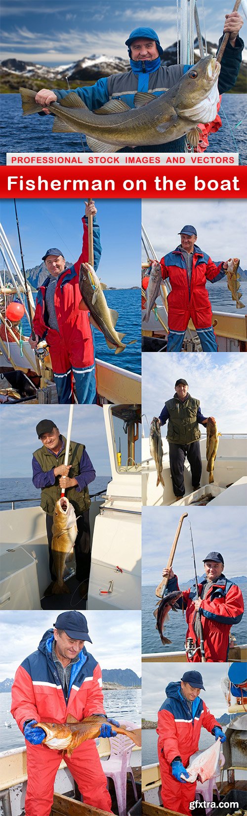 Fisherman on the boat - 8 UHQ JPEG