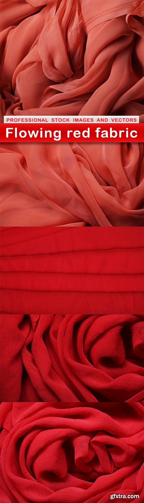 Flowing red fabric - 5 UHQ JPEG