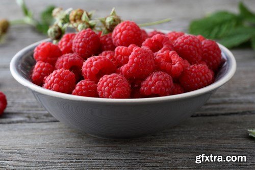 Raspberry Berries - 18xUHQ JPEG