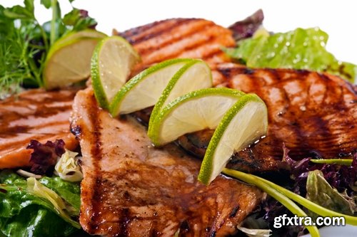 Collection steak grilled fish salmon tuna snapper 25 HQ Jpeg