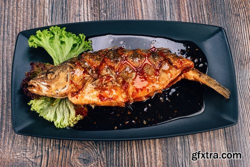 Collection steak grilled fish salmon tuna snapper 25 HQ Jpeg