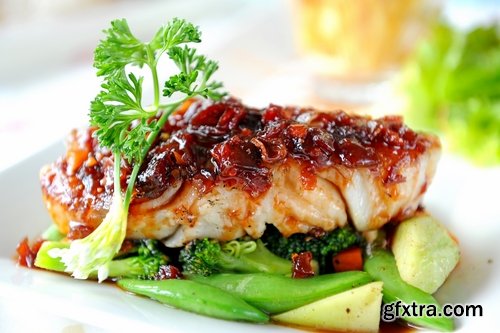 Collection steak grilled fish salmon tuna snapper 25 HQ Jpeg