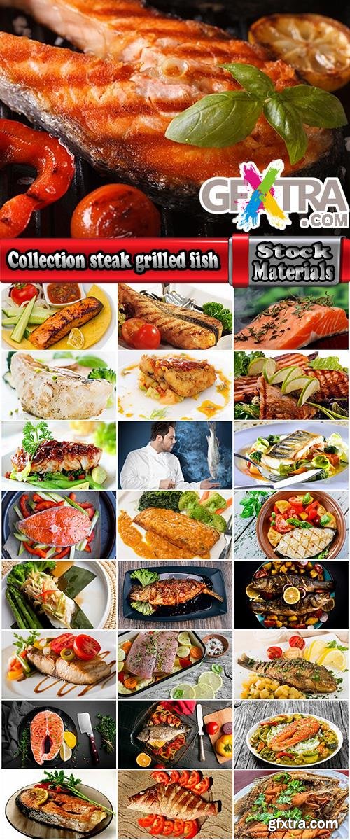 Collection steak grilled fish salmon tuna snapper 25 HQ Jpeg