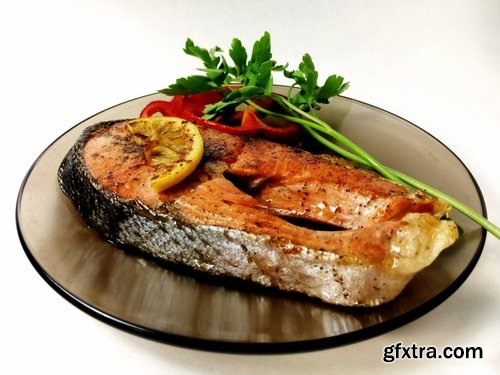 Collection steak grilled fish salmon tuna snapper 25 HQ Jpeg