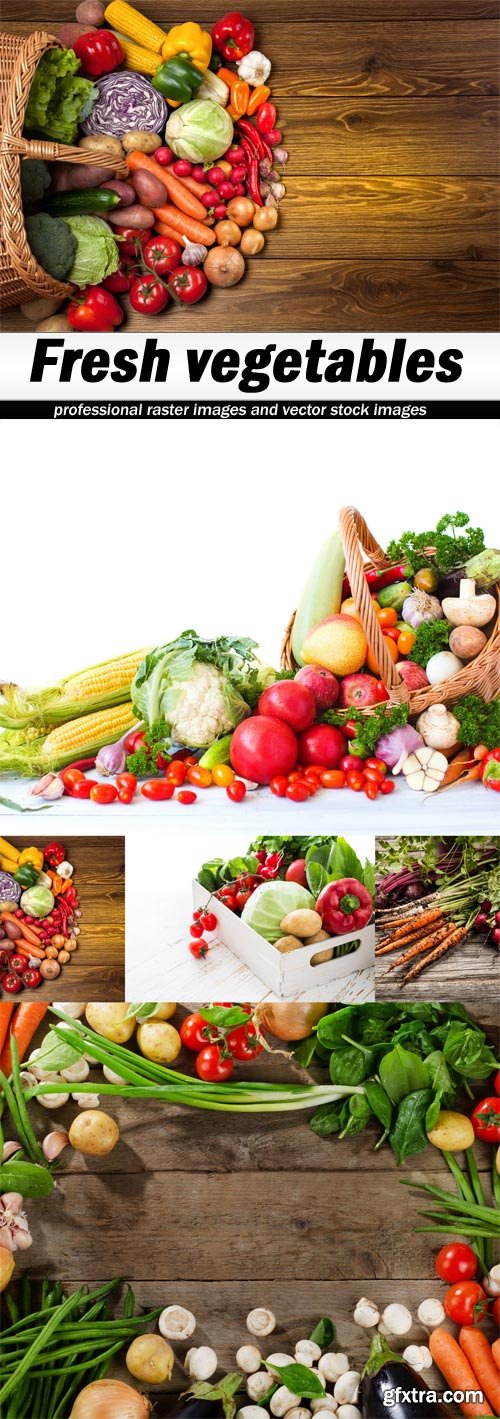 Fresh vegetables - 5 UHQ JPEG