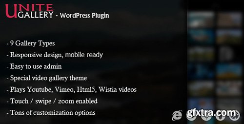 CodeCanyon - Unite Gallery v1.7.22 - Wordpress Gallery Plugin - 10458750