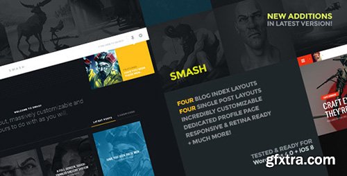 ThemeForest - Smash v1.7 - A multi-layout personal theme for WordPress - 8292229