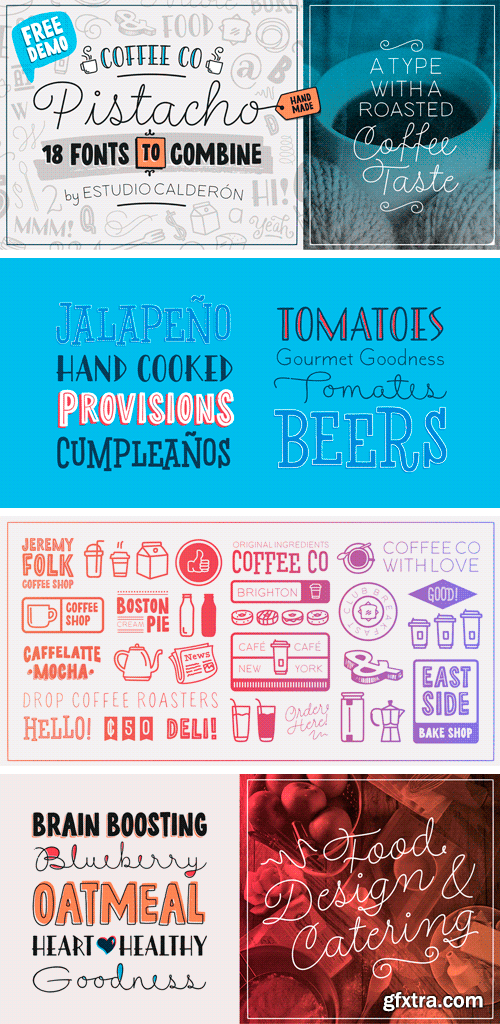 Pistacho Font Family