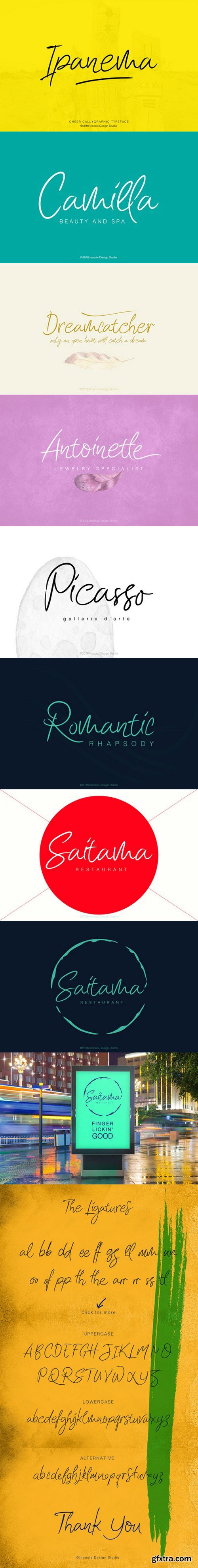 CM - Ipanema Script Font 890706