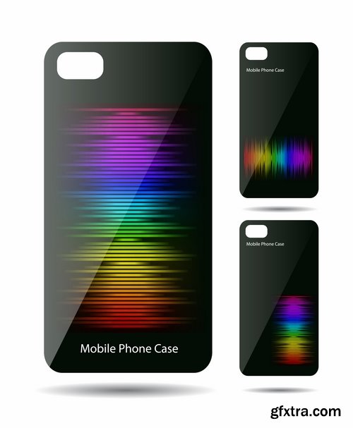 Collection Cover for mobile phone case bag a tablet a vector image 25 EPS