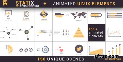 Videohive - StatiX - ProInfographic Bundle - 17899138