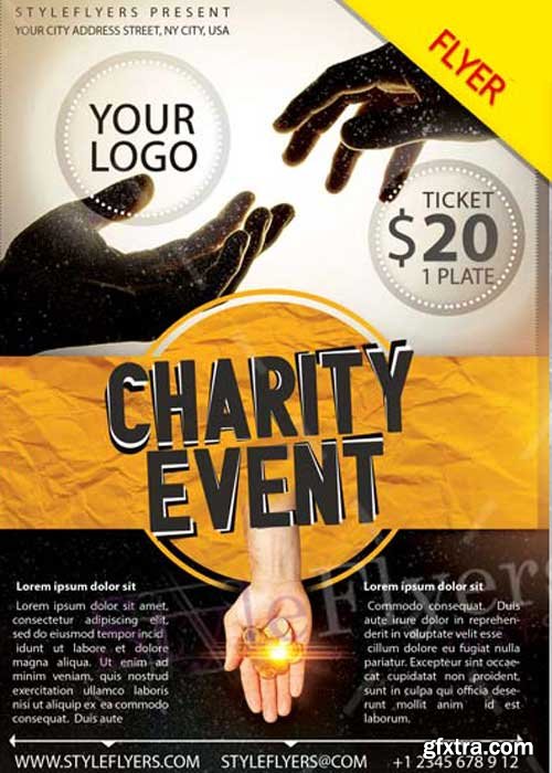 Charity V1 PSD Fleyr Template