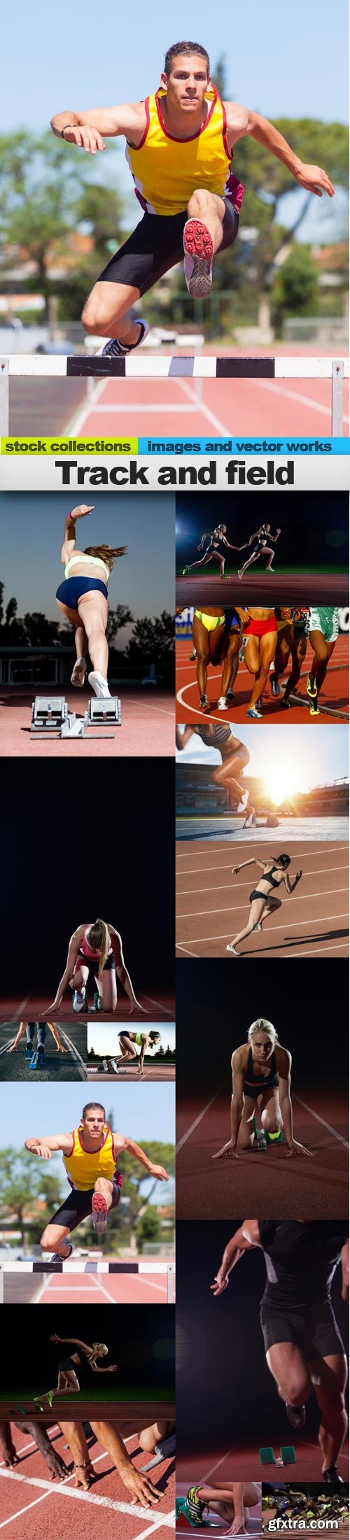 Track and field, 15 x UHQ JPEG