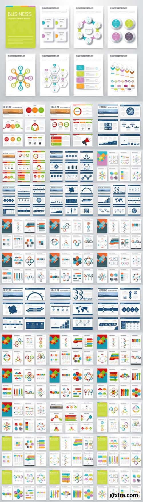 Vector Set - Modern Infographic Concept