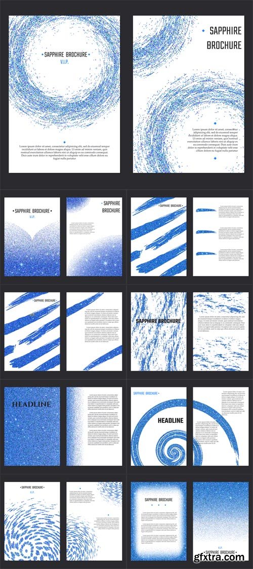 Vector Set - Sapphire Brochure Templates