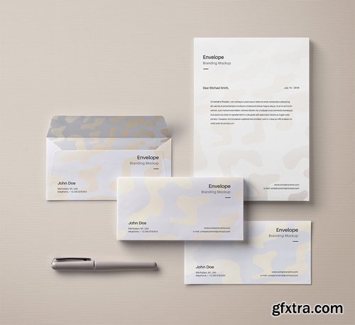 Envelope Letter Psd Mockup Vol 5