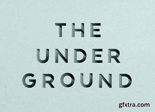 Underground Psd Text Effect