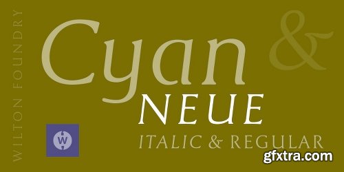 Cyan Neue Font Family - 2 Fonts