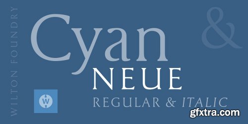 Cyan Neue Font Family - 2 Fonts