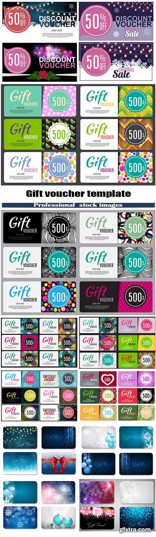 Gift voucher template