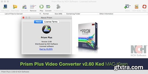 NCH Prism Plus Video Converter v2.60 (Mac OS X)