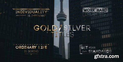 Videohive - Golden Titles - 17851522