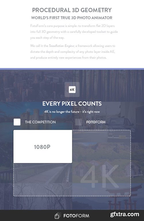 Videohive - FotoForm - Procedural 4K 3D Photo Animator - 17850213