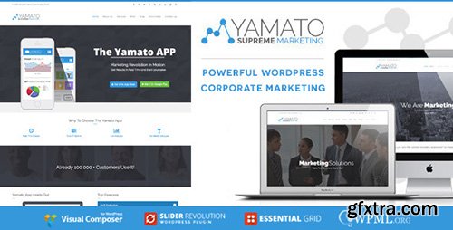 ThemeForest - YAMATO v2.1 - Corporate Marketing Wordpress Theme - 9675802