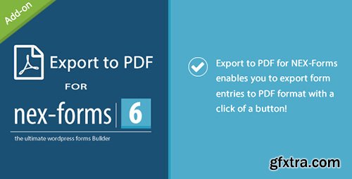 CodeCanyon - Export to PDF for NEX-Forms v1.0 - 11220942