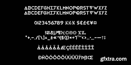 HAZMAT Font Family - 2 Fonts