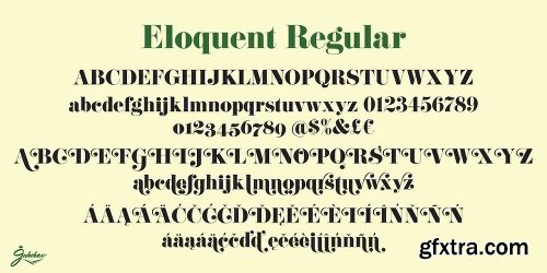 Eloquent JF Pro Font Family - 5 Fonts