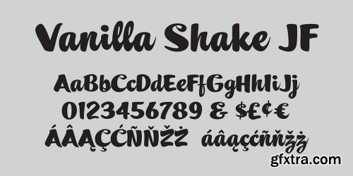 Vanilla Shake JF Font