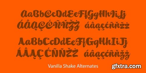 Vanilla Shake JF Font