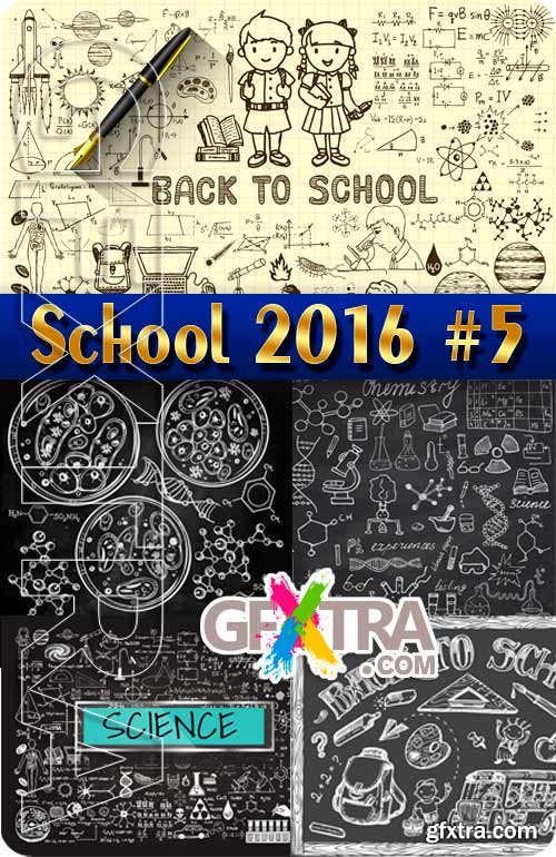 Back to School 2016 #5 - Stock Vector