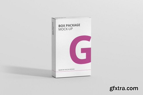 Package Box Mock-Up - Flat Rectangle