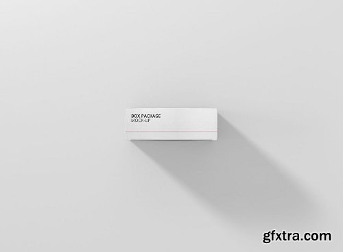 Package Box Mock-Up - Flat Rectangle