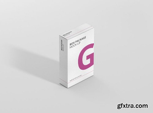 Package Box Mock-Up - Flat Rectangle