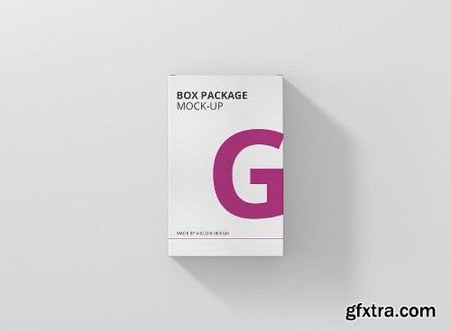 Package Box Mock-Up - Flat Rectangle