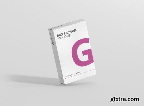 Package Box Mock-Up - Flat Rectangle