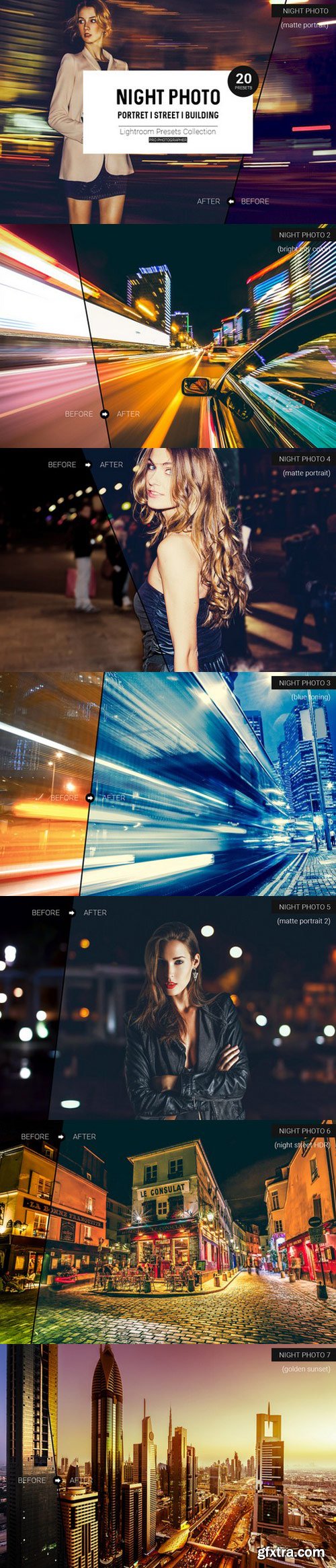 CM - Night Photo Lightroom Presets 900062