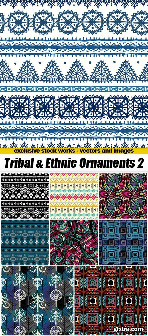 Tribal & Ethnic Ornaments 2 - 20xEPS