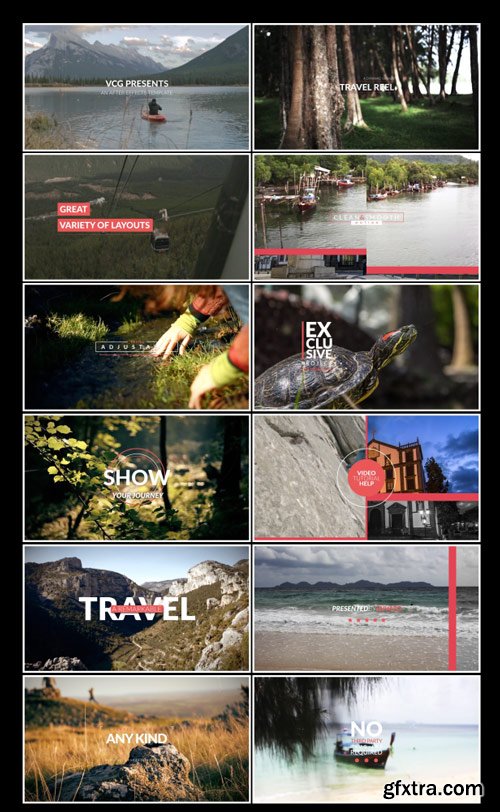 Videohive - Travel Reel With Titles - 17923569