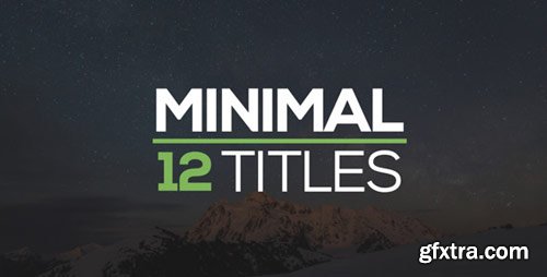 Videohive - Minimal Titles - 17919335