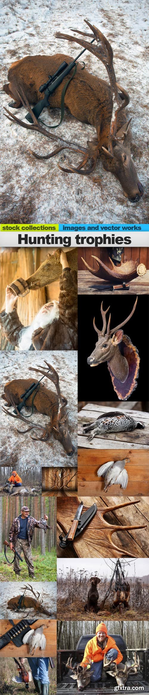 Hunting trophies, 15 x UHQ JPEG