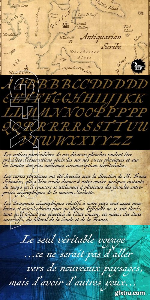 Antiquarian Scribe - 1 font: $39.00