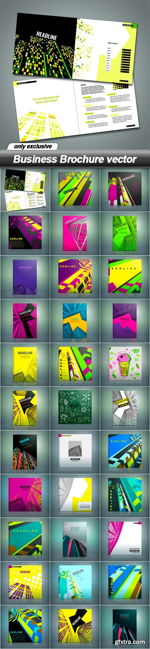 Business Brochure vector - 33 EPS