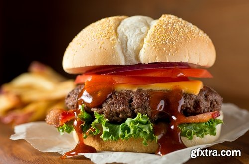 Collection of cheeseburger fast food hamburger sandwich 25 HQ Jpeg