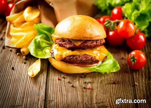 Collection of cheeseburger fast food hamburger sandwich 25 HQ Jpeg