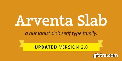 Arventa Slab Pro Font Family - 14 Fonts